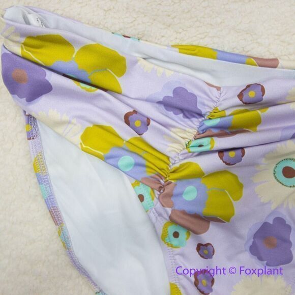 NEW Free People x Beth Richards Delray 70’s Floral Bikini Bottoms, size XL - Picture 6 of 15